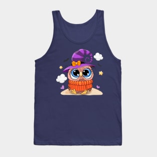 Halloween Owl Tank Top